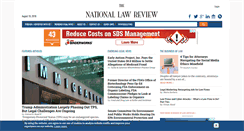 Desktop Screenshot of natlawreview.com